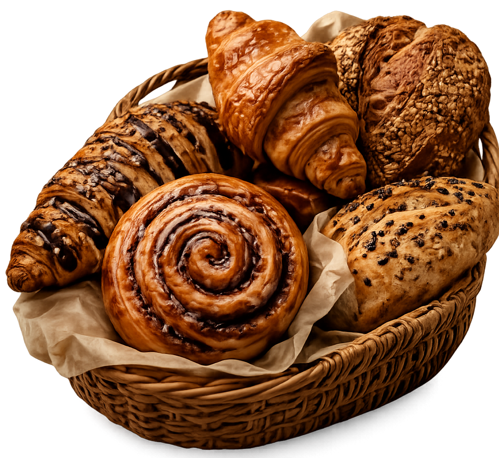 Freshly baked pastries at WALNUT Bakery